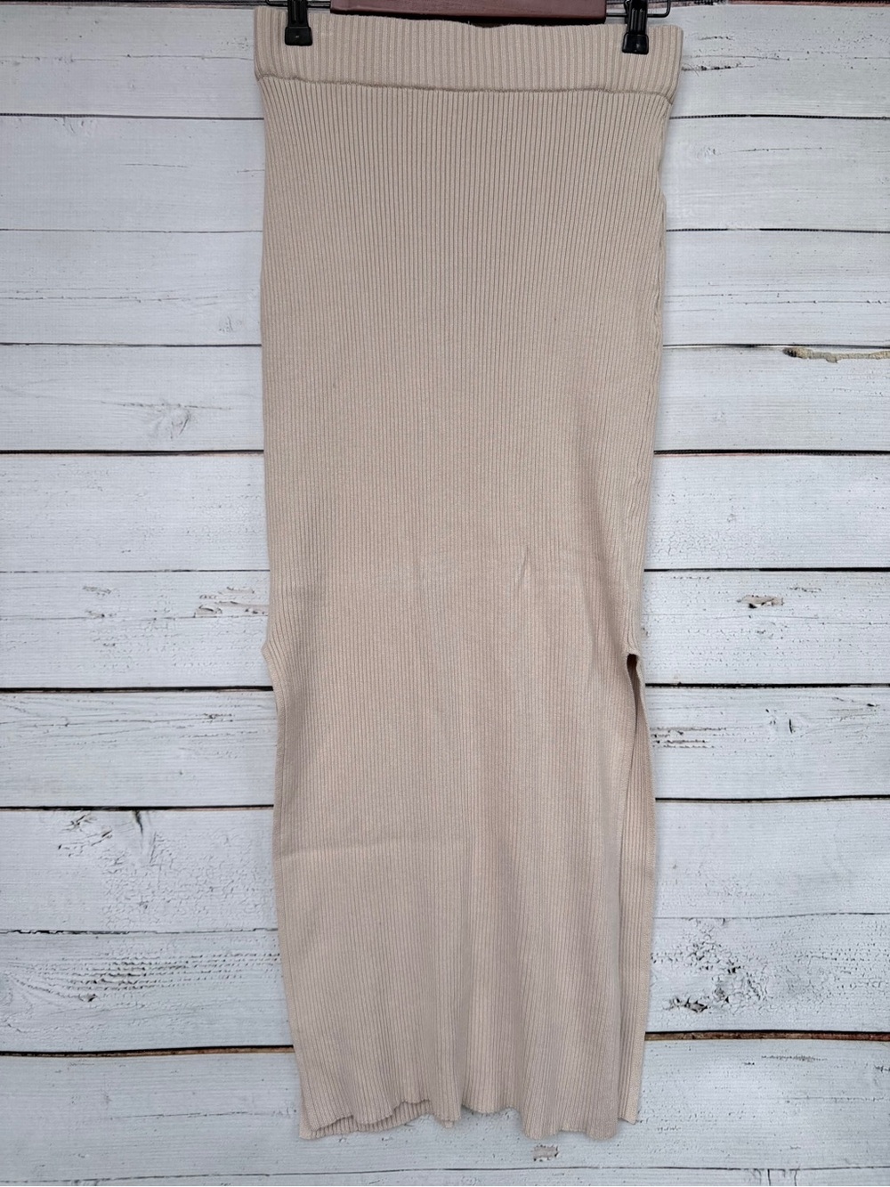 Sincerely Jules Ribbed Knit VNeck Crop Top Side Slit Midi Skirt Set Size Small - Picture 11 of 12